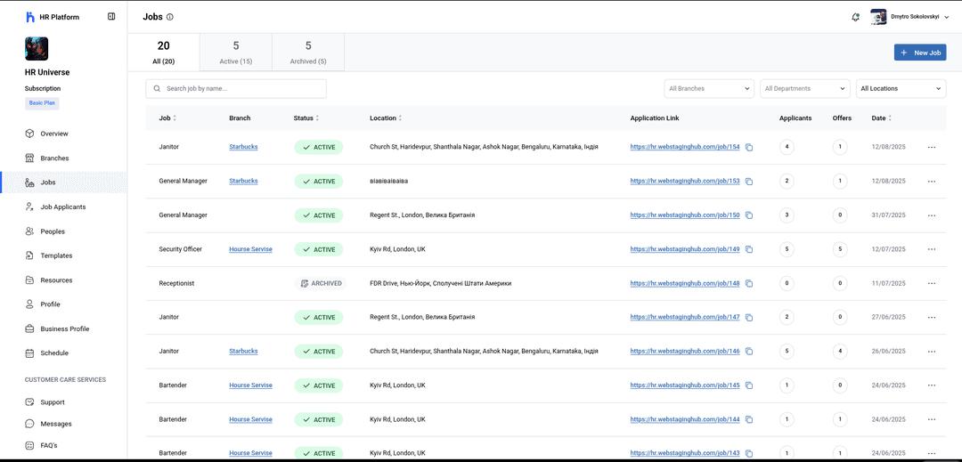 Comprehensive HR Platform